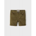 Name It kids Sofus slim fit twill shorts - Olive Night