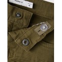 Name It kids Sofus slim fit twill shorts - Olive Night