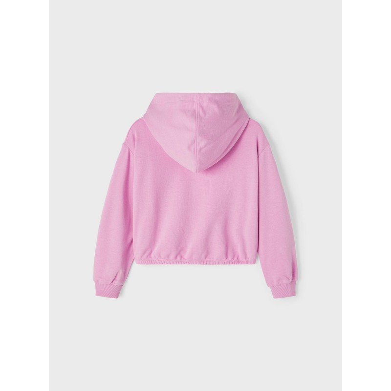 NAME IT KIDS pige - Mone sunshine mind hoodie- Orchid
