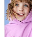 NAME IT KIDS pige - Mone sunshine mind hoodie- Orchid