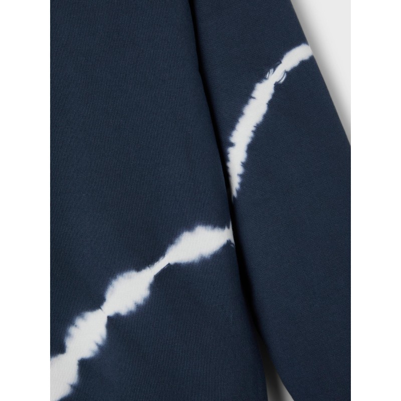 NAME IT Kids Fomal Batik Sweatshirt - Dark Sapphire