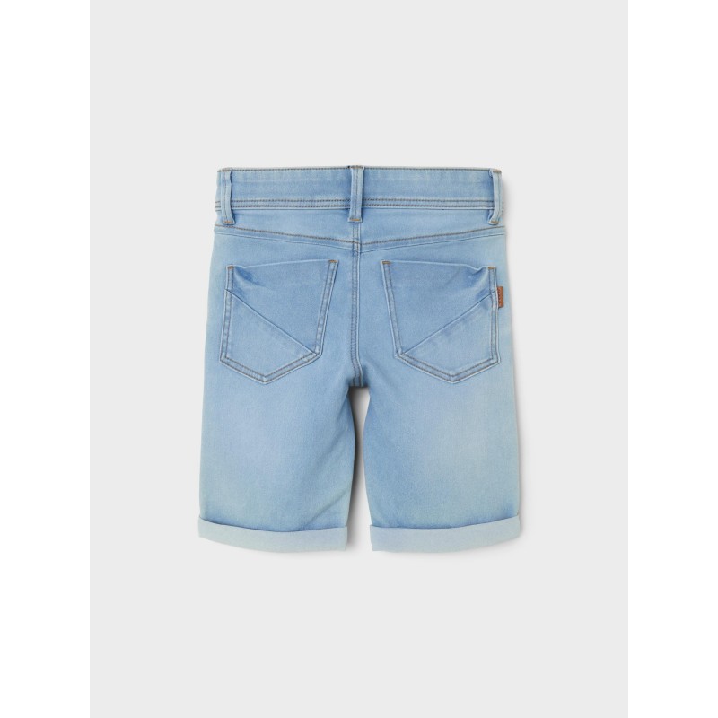 NAME IT Kids Sofus Lange Denim Shorts - Light Blue Denim