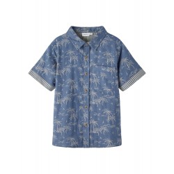 Name It Kids palme kortærmet skjorte - Wind Wind