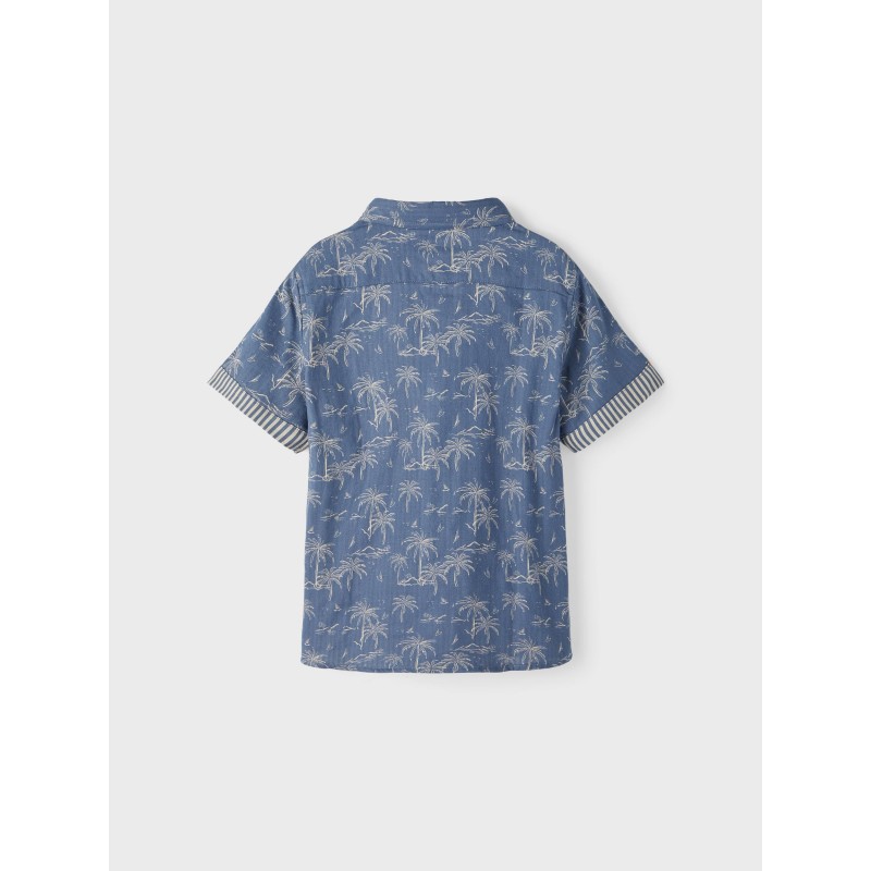 Name It Kids palme kortærmet skjorte - Wind Wind
