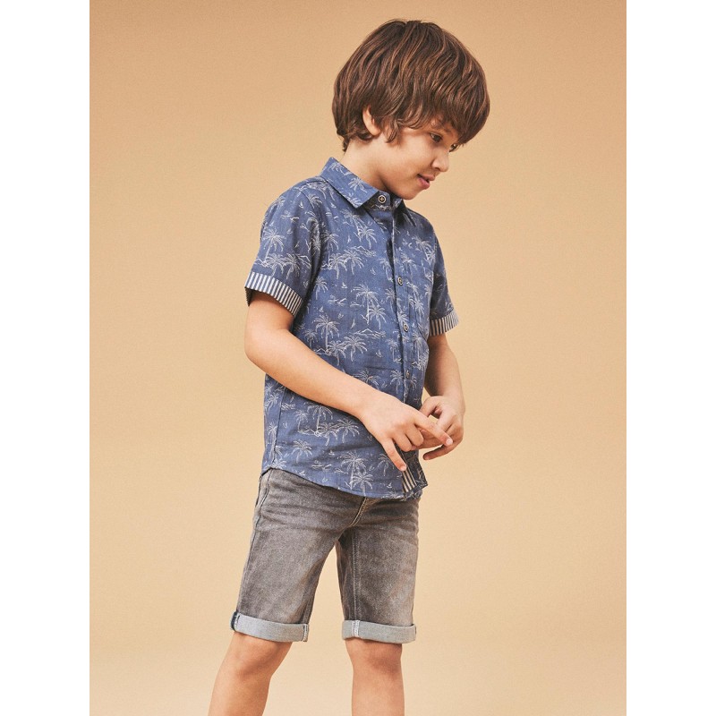 Name It Kids palme kortærmet skjorte - Wind Wind