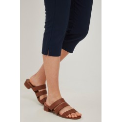 Fransa Zatown Capri pants - Dark Peacoat