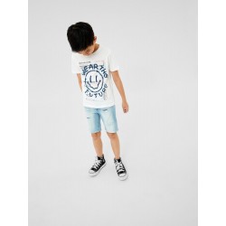 Name It Kids Feranke kortærmet T-shirt - White Alyssum