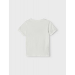 Name It Kids Feranke kortærmet T-shirt - White Alyssum