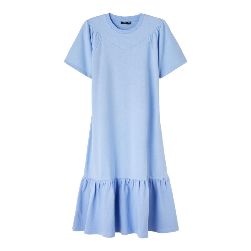 LMTD Feat kortærmet sweat kjole - Vista Blue