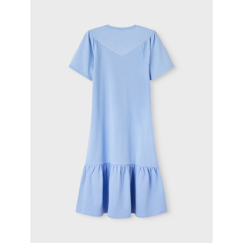 LMTD Feat kortærmet sweat kjole - Vista Blue