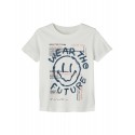 Name It Kids Feranke kortærmet T-shirt - White Alyssum