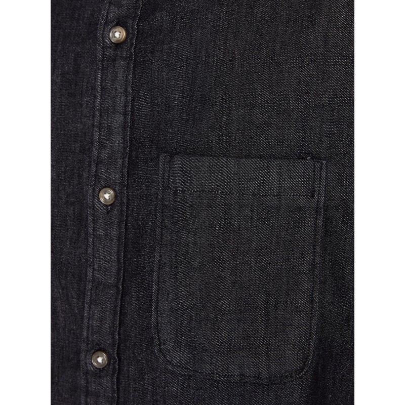 JACK & JONES Band denimskjorte - Black Denim