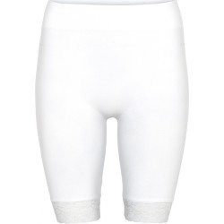 DECOY Seamless Cykel Shorts M. Blonde - Hvid