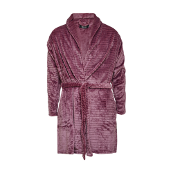 Decoy Velour Morgenkåbe - Pink