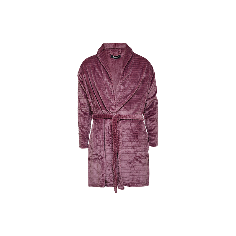 Decoy Velour Morgenkåbe - Pink