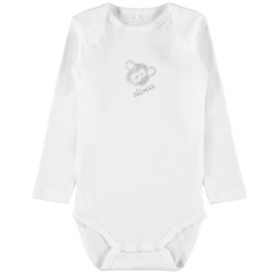 Name It Baby Teddy 3-pak bodystocking - Alloy