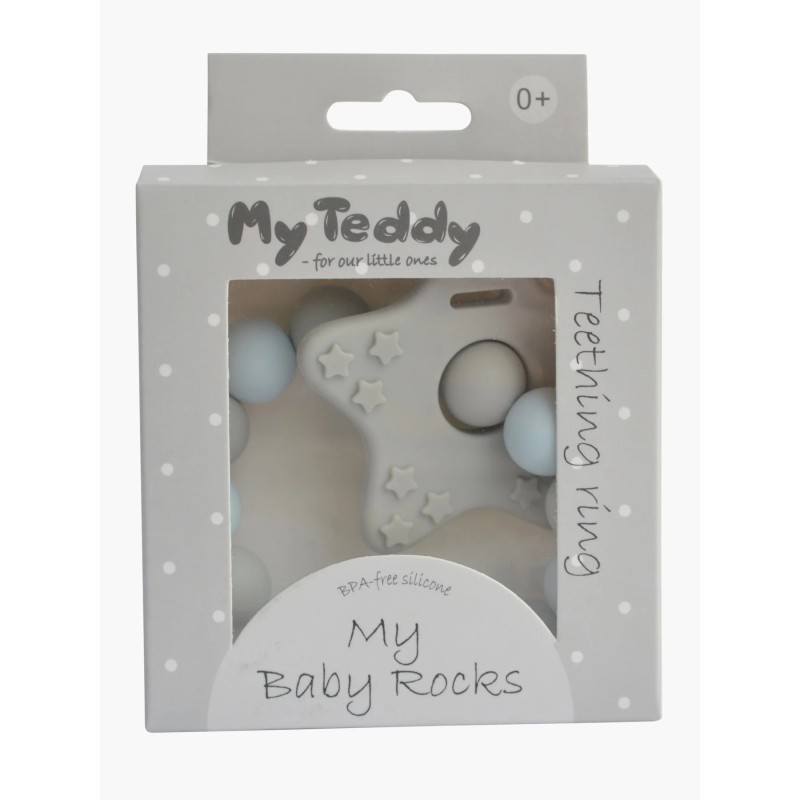 My Teddy stjerne bidering - Lyseblå