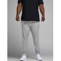 JACK & JONES Plus Holmen Sweatpants - Light Grey Melange