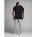 JACK & JONES Plus Holmen Sweatpants - Light Grey Melange