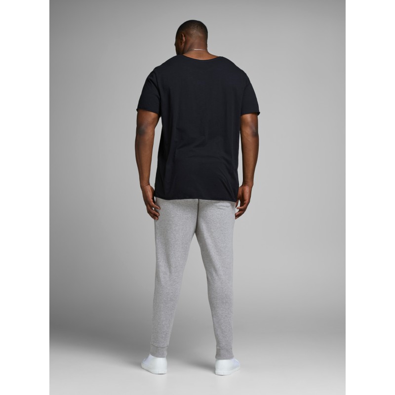 JACK & JONES Plus Holmen Sweatpants - Light Grey Melange