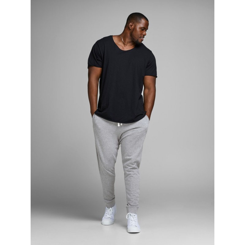 JACK & JONES Plus Holmen Sweatpants - Light Grey Melange