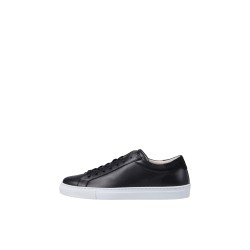 Jack & Jones Læder Sneakers - Sort