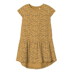 Name It Mini Vigga cap kjole - Amber Gold