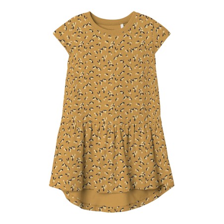 Name It Mini Vigga cap kjole - Amber Gold