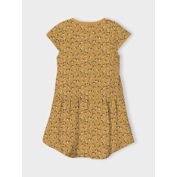 Name It Mini Vigga cap kjole - Amber Gold