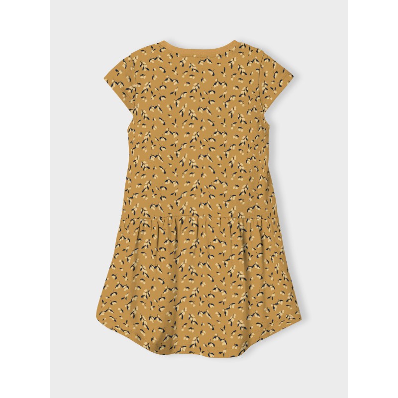 Name It Mini Vigga cap kjole - Amber Gold