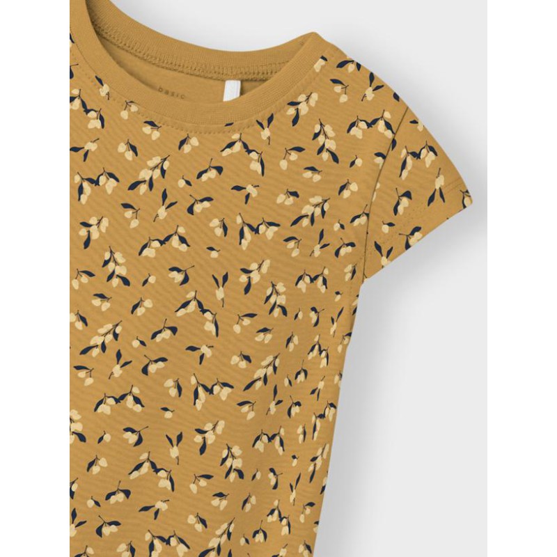 Name It Mini Vigga cap kjole - Amber Gold