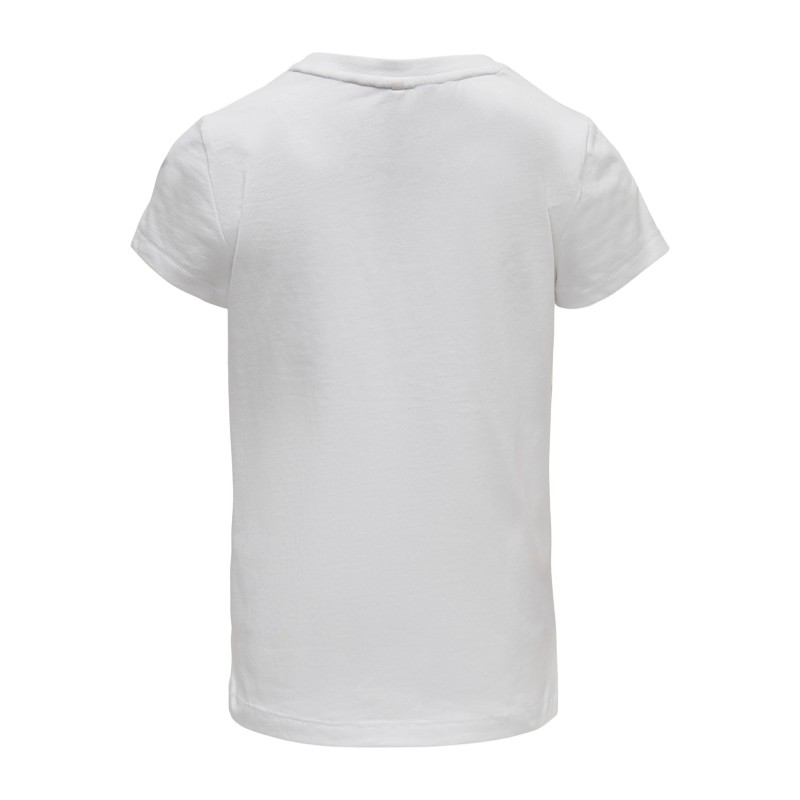 Kids Only Sally kortærmet top med blomster - Bright White