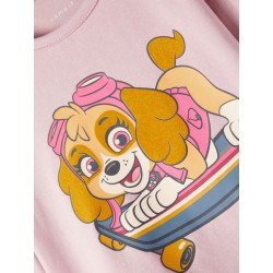 Name It Mini Paw Patrol langærmet bluse - Burnished Lilac