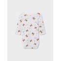 Name It Baby/Mini 3-pak langærmet bodystocking - Incense
