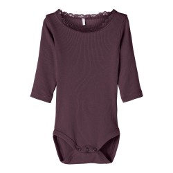 NAME IT langærmet bodystocking | Økologisk Bomuld | Shop trygt her!