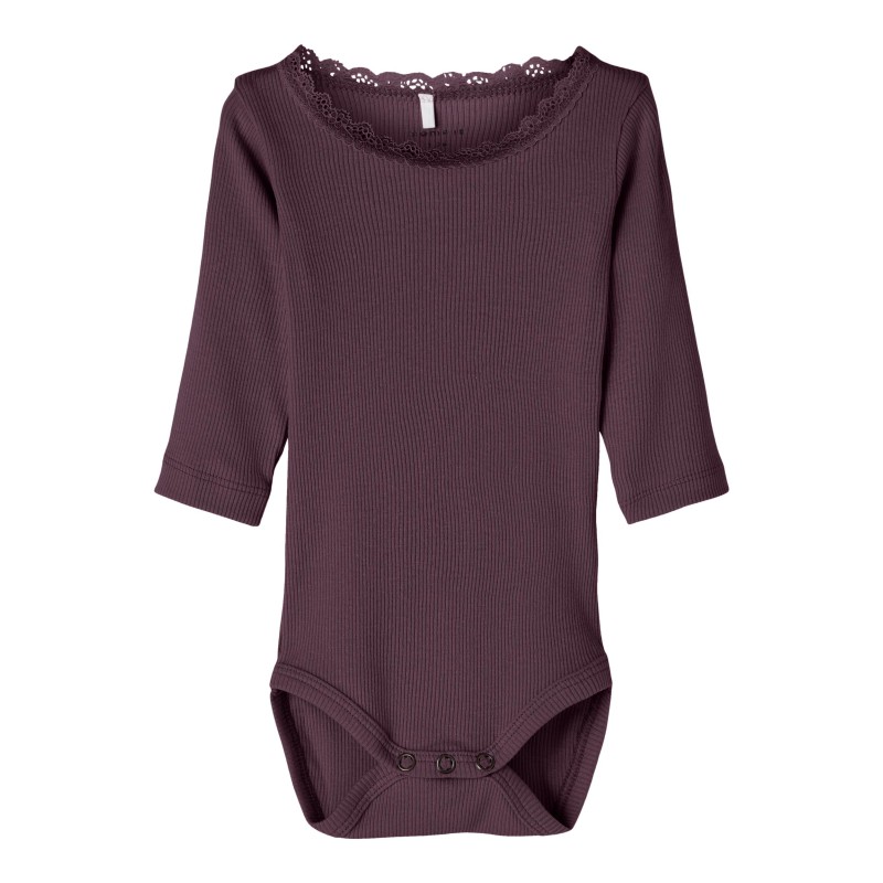 NAME IT langærmet bodystocking | Økologisk Bomuld | Shop trygt her!