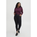 FRANSA Plus Tight Fit Bukser - Sort
