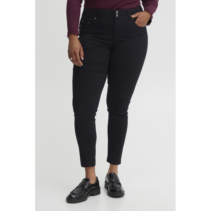 FRANSA Plus Tight Fit Bukser - Sort