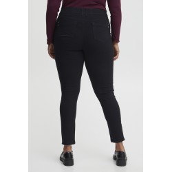 FRANSA Plus Tight Fit Bukser - Sort