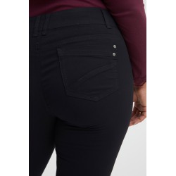 FRANSA Plus Tight Fit Bukser - Sort