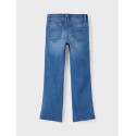 NAME IT Kids Polly Bootcut Jeans - Dark Blue Denim