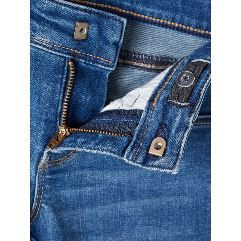 NAME IT Kids Polly Bootcut Jeans - Dark Blue Denim