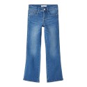 NAME IT Kids Polly Bootcut Jeans - Dark Blue Denim