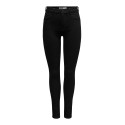 JDY Vega high waist push-up jeans - Sort Denim