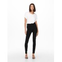 JDY Vega high waist push-up jeans - Sort Denim