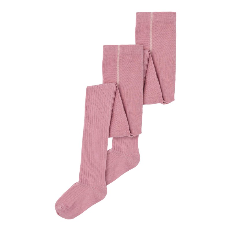 NAME IT Kids 2-pak Rib Strømpebukser - Wistful Mauve