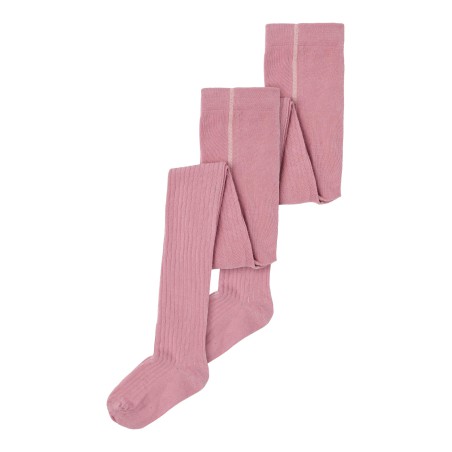 NAME IT Kids 2-pak Rib Strømpebukser - Wistful Mauve