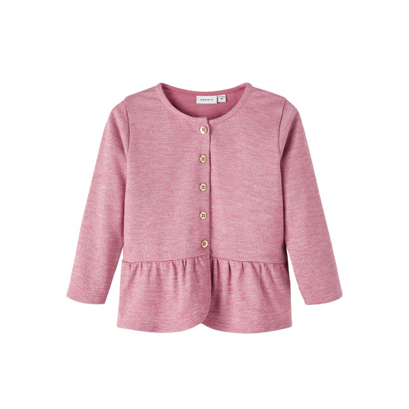Name It Baby Neta sweat cardigan - Mauvewood