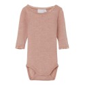 Name It Baby Wang langærmet Uld Bodystocking - Roebuck