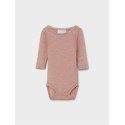 Name It Baby Wang langærmet Uld Bodystocking - Roebuck